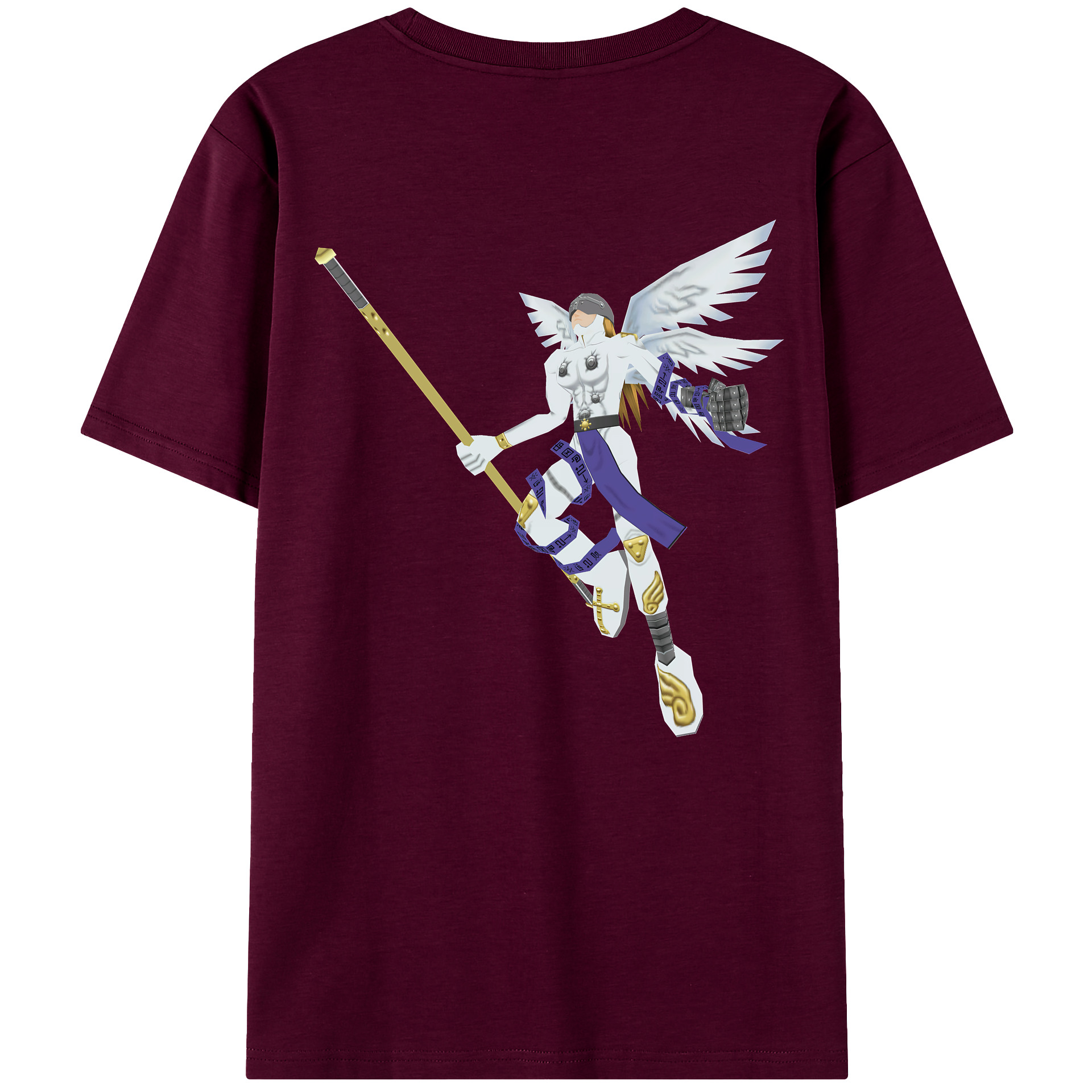 （画像用） Digimon デジタルモンスター/デジモン レディース半袖Tシャツ(バックプリント)